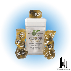 SET OF 7 DICE: DIFFUSION SPHINX'S RIDDLE